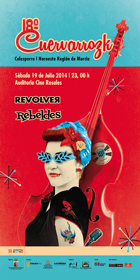 Revolver · Rebeldes · Cuervarrozk 2014 Festival de Rock Calasparra Murcia