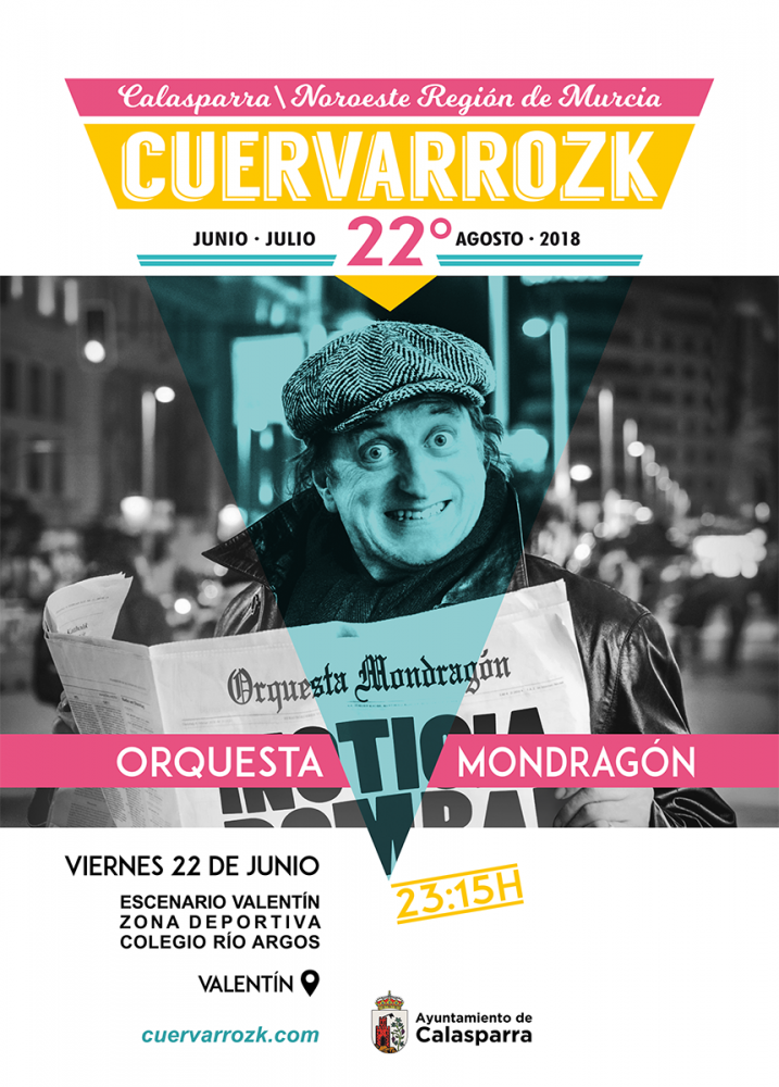 Orquesta Mondragón · Cuervarrozk 2018 Festival de Rock Calasparra Murcia
