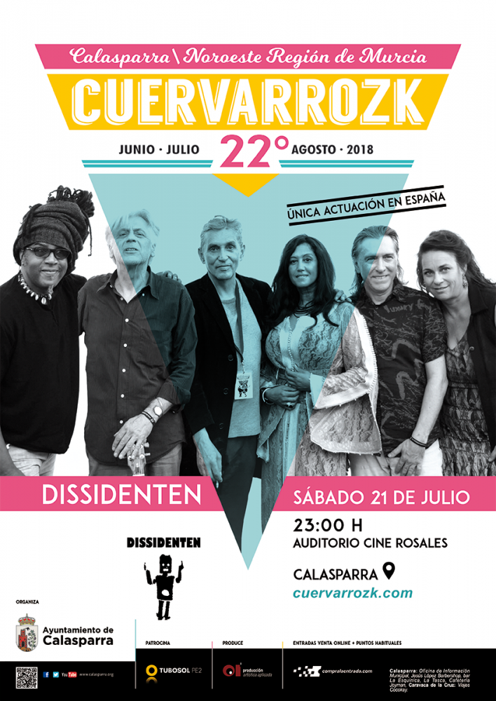 Dissidenten · Cuervarrozk 2018 Festival de Rock Calasparra Murcia