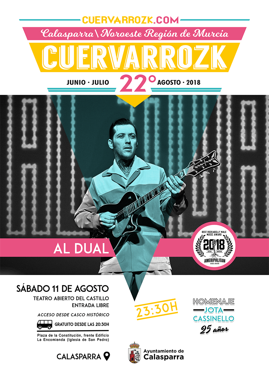 Al Dual en Cuervarrozk 2018 Festival de Rock Calasparra Murcia