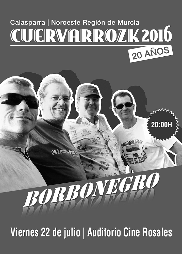 Borbonegro · Cuervarrozk 2016 Festival de Rock Calasparra Murcia