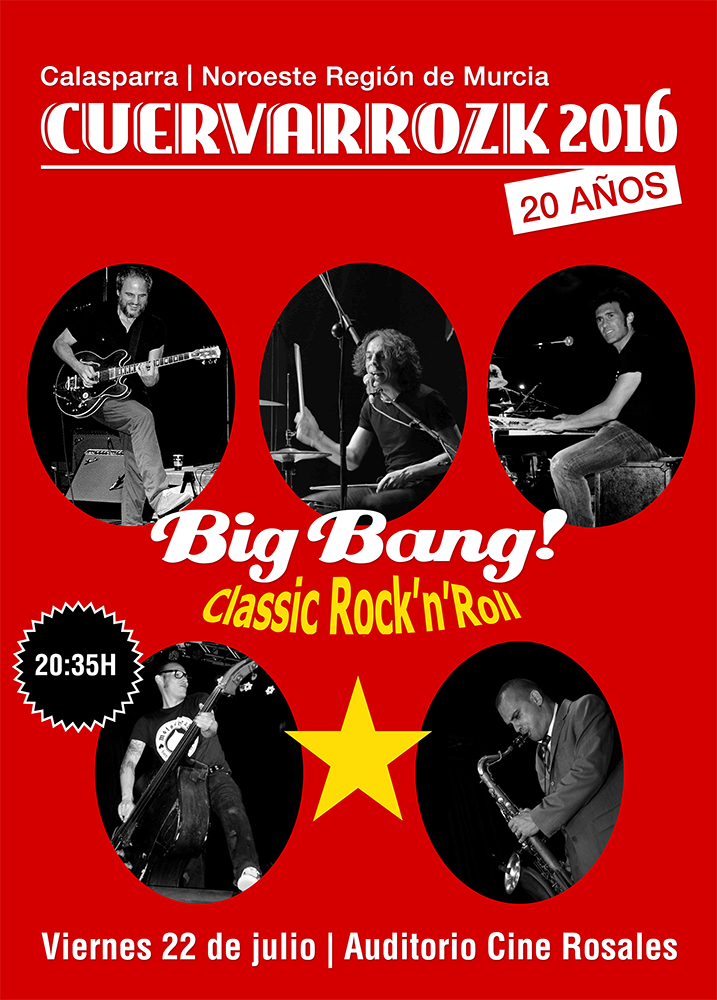 Big Bang · Cuervarrozk 2016 Festival de Rock Calasparra Murcia