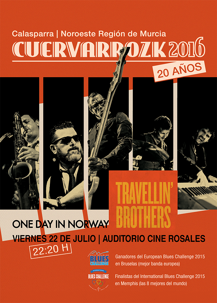 Travellin'Brothers · Cuervarrozk 2016 Festival de Rock Calasparra Murcia