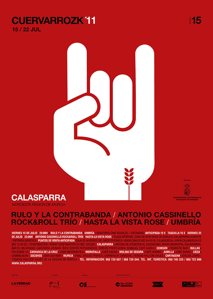 Rulo y la Contrabanda, Antonio Cassinello, Rock& Roll Trío, Hasta la vista Rose, Umbría · Cuervarrozk 2010 Festival de Rock Calasparra Murcia