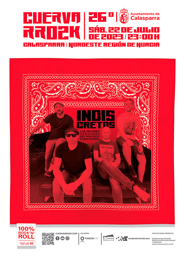 Indiscretos · Cuervarrozk Festival de Rock Calasparra Murcia