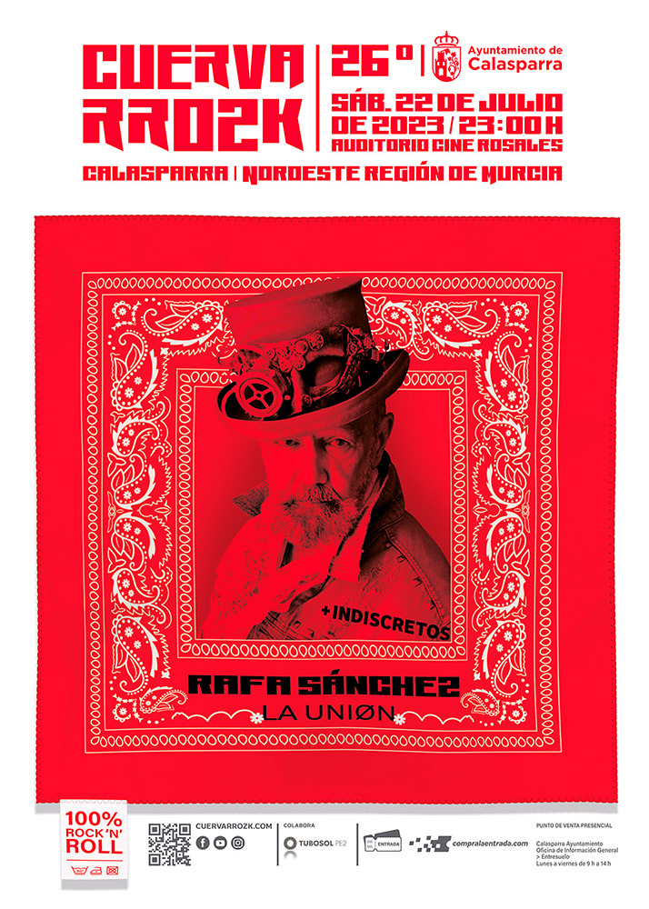 Rafa Sánchez · Cuervarrozk 2023 Festival de Rock Calasparra Murcia