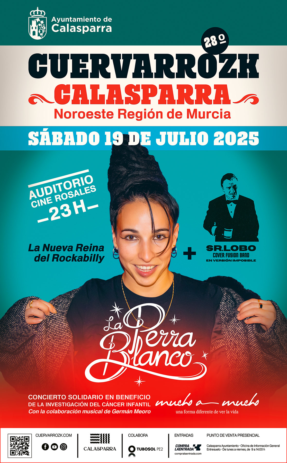 La Nueva Reina del Rockabilly, La Perra Blanco en el Cuervarrozk 2025, Calasparra
