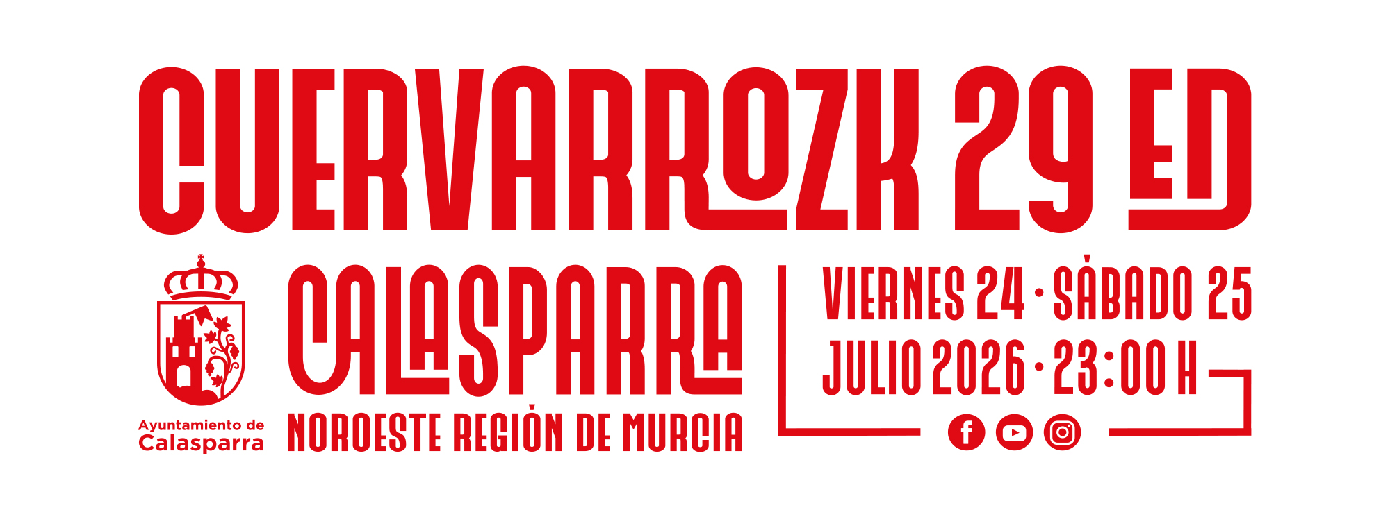 CUERVARROZK 2026 · 29º Edición