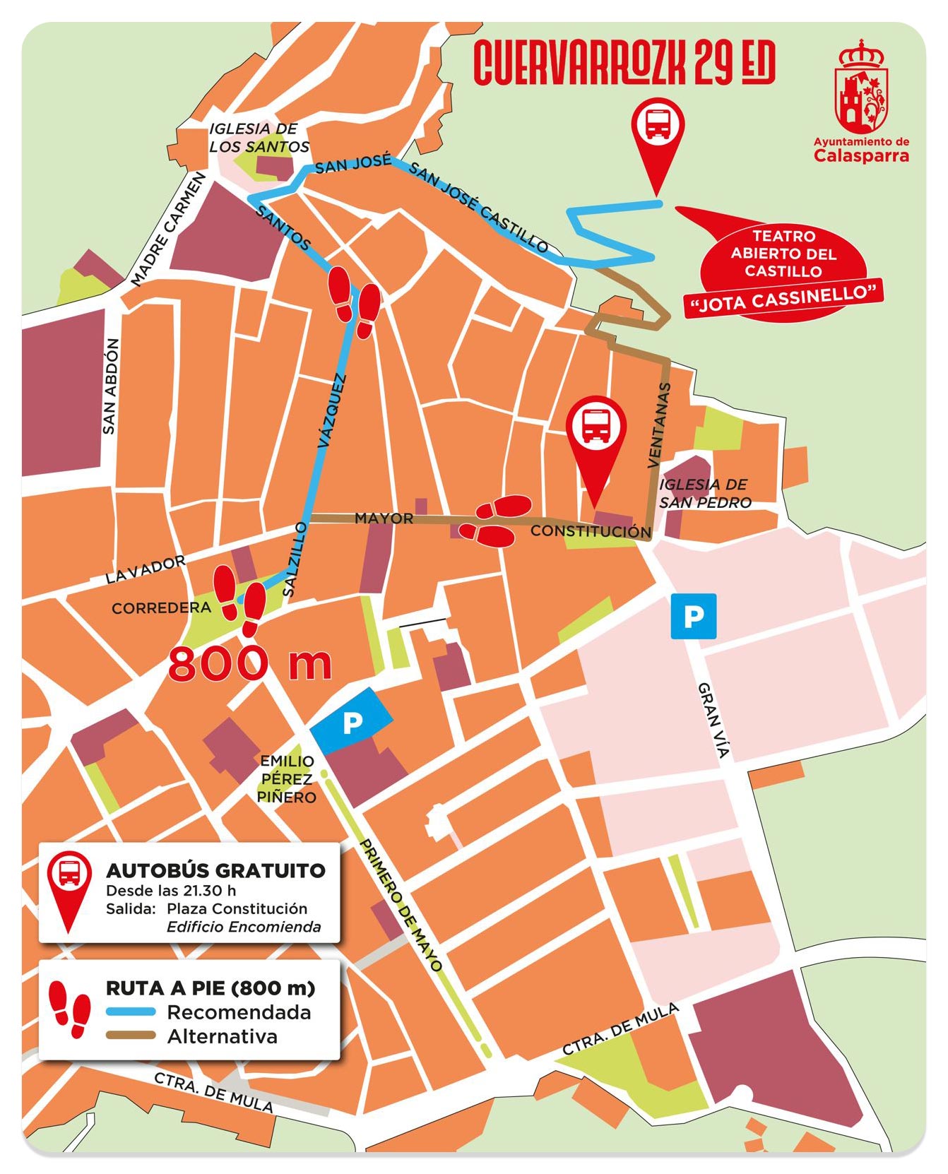Autobús gratuito Cuervarrozk
